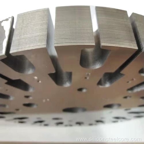 Electric motor core Grade 800 material 0.5 mm thickness steel 178 mm diameter
